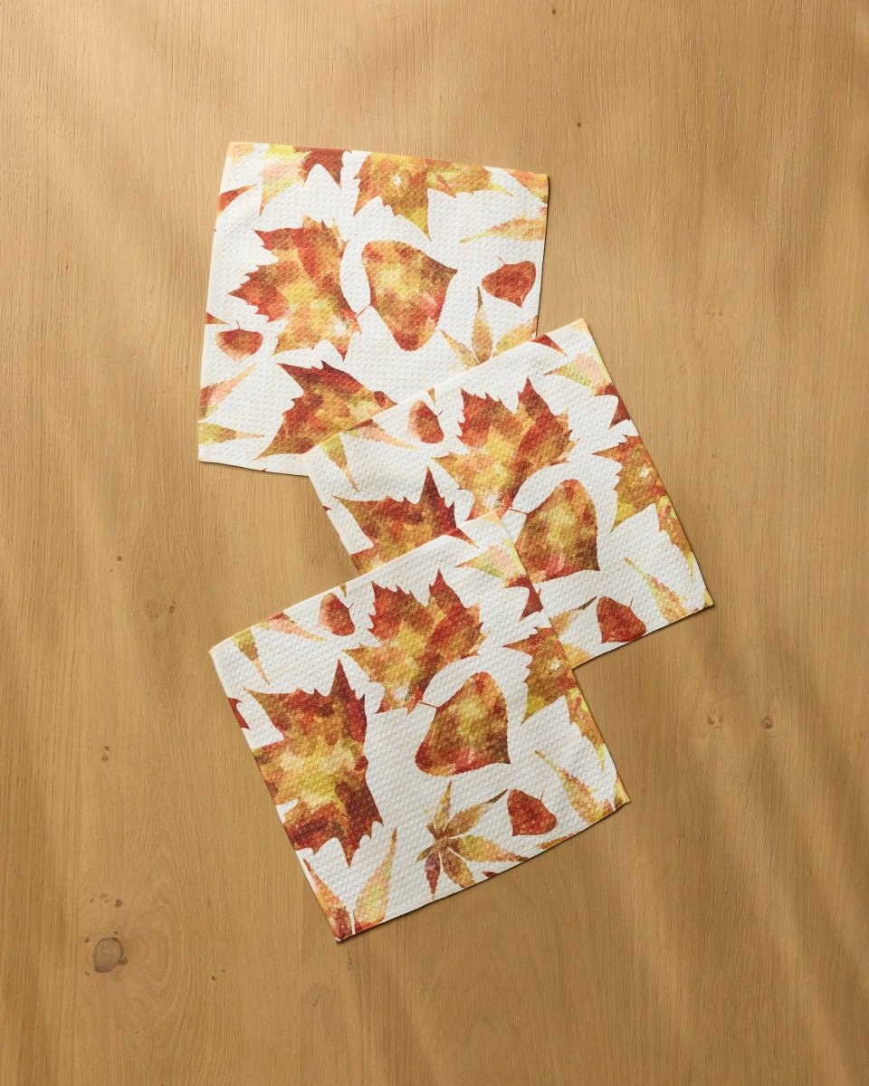 Painted Fall Dishcloth Set - Pages & Parcels