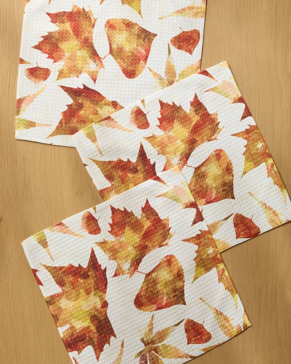 Painted Fall Dishcloth Set - Pages & Parcels