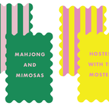 Palm Springs Yellow Mahjong Shufflers Set of 2 - Pages & Parcels