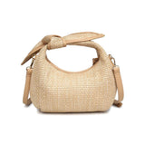 Paloma Studded Straw Crossbody Bag - Pages & Parcels