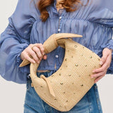 Paloma Studded Straw Crossbody Bag - Pages & Parcels