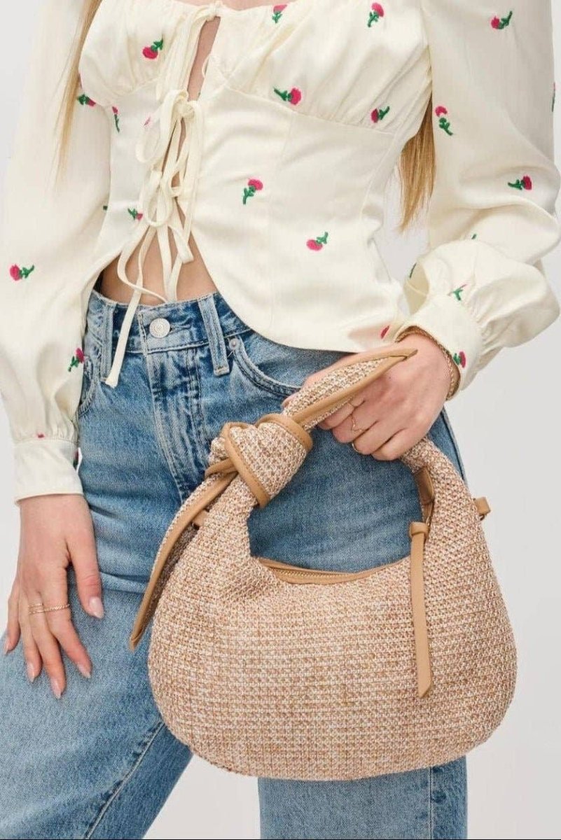 Paloma Woven Straw Crossbody Bag - Pages & Parcels