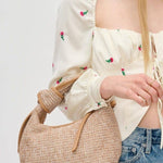 Paloma Woven Straw Crossbody Bag - Pages & Parcels