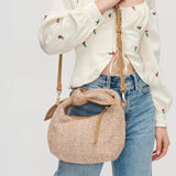Paloma Woven Straw Crossbody Bag - Pages & Parcels