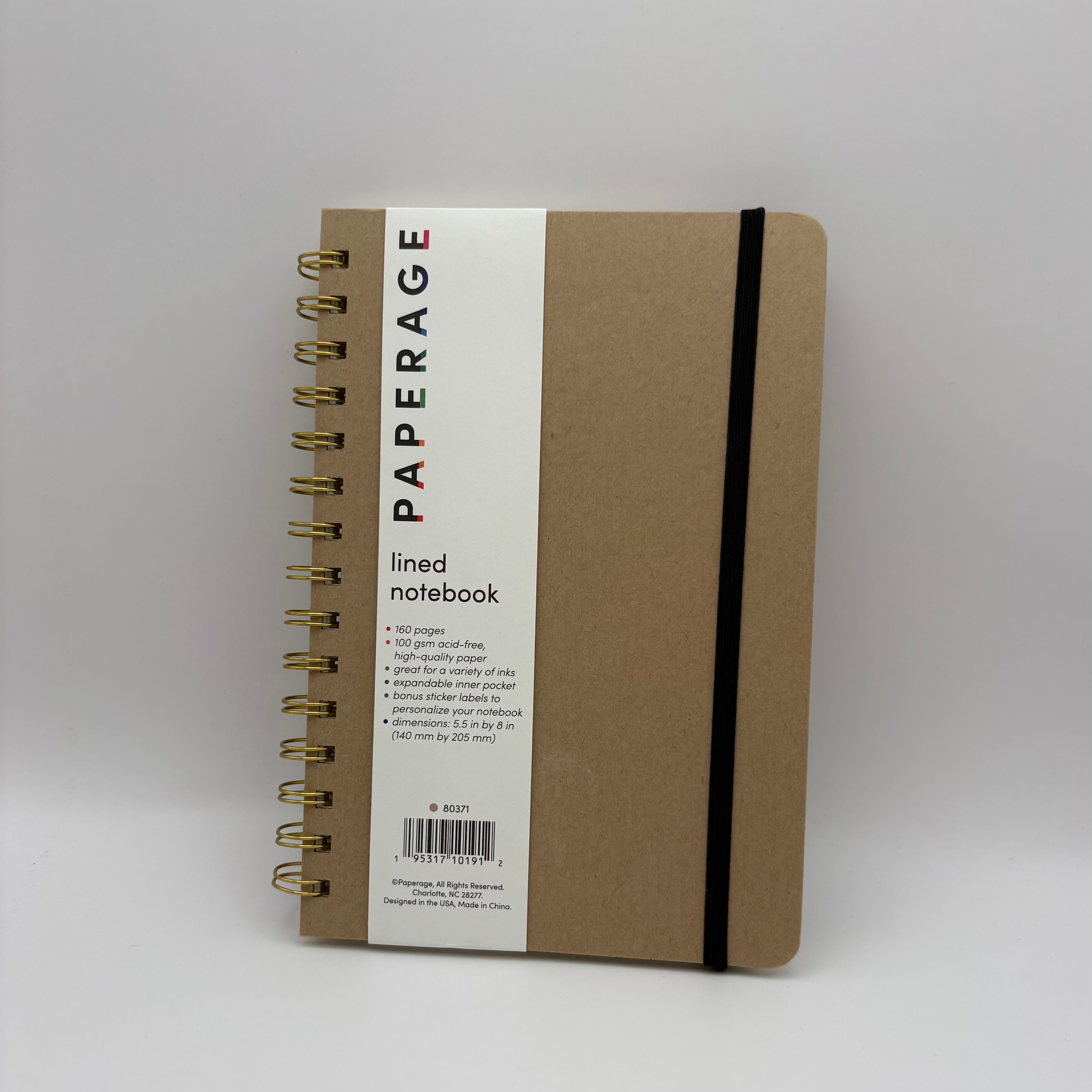 Paperage lined notebook
