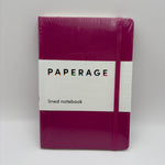 Paperage lined notebook raspberry