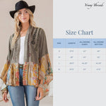 Patchwork Embroidered Kimono Shrug - Pages & Parcels