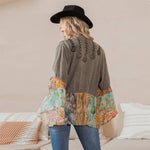 Patchwork Embroidered Kimono Shrug - Pages & Parcels