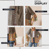 Patchwork Embroidered Kimono Shrug - Pages & Parcels
