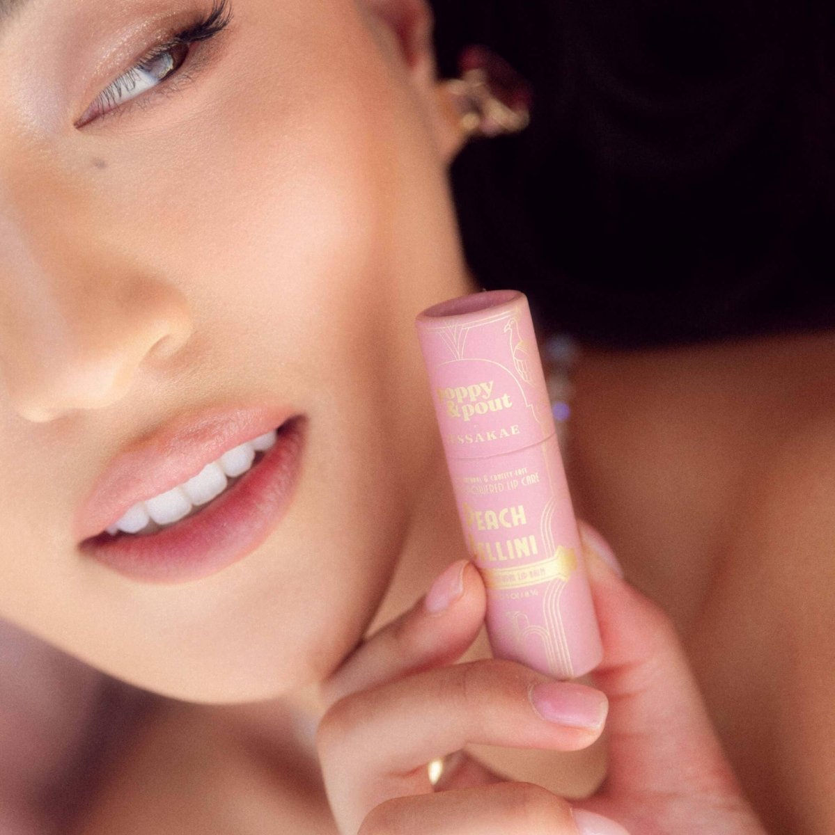 Peach Bellini Lip Balm | Poppy & Pout - Pages & Parcels