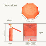 Peach Compact Eco - Friendly Original Duckhead Umbrella - Pages & Parcels