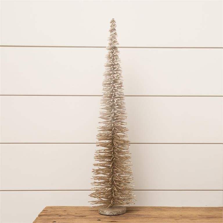 Pencil Bottle Brush Tree - White - Pages & Parcels