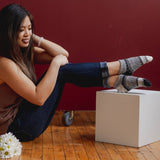 Pepper Ankle Socks | Sustainable USA Made No - Show Sock  - Pages & Parcels