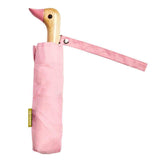Pink Compact Eco - Friendly Wind Resistant Duck Head Umbrella - Pages & Parcels