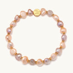 Pink Freshwater Pearl Bracelet Base - Pages & Parcels