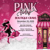 Pink Friday Boutique Crawl! - Pages & Parcels