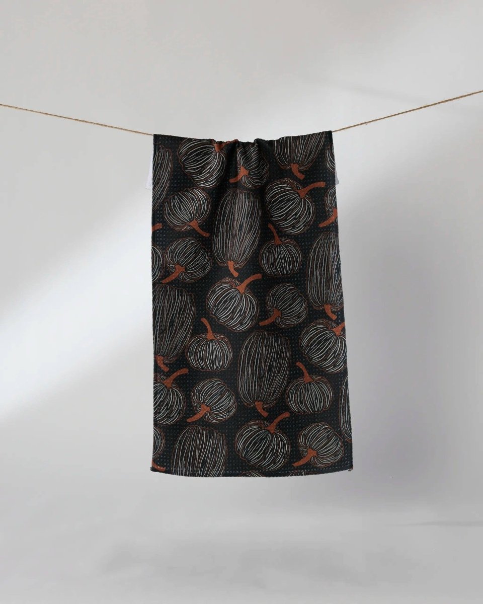 Pinstripe Patch Bar Towel - Pages & Parcels