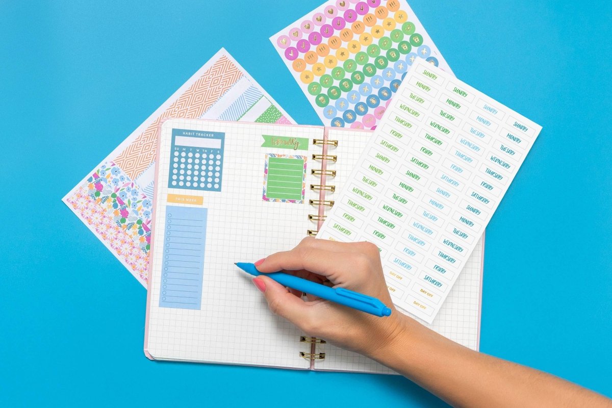 Planner & Calendar Sticker Book – 25 Sheets - Pages & Parcels