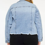 PLUS DENIM JACKET MEDIUM WASH | Kan Can - Pages & Parcels