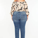 PLUS MID RISE SLIM BOYFRIEND DARK WASH | Kan Can - Pages & Parcels