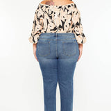 PLUS MID RISE SLIM BOYFRIEND DARK WASH | Kan Can - Pages & Parcels