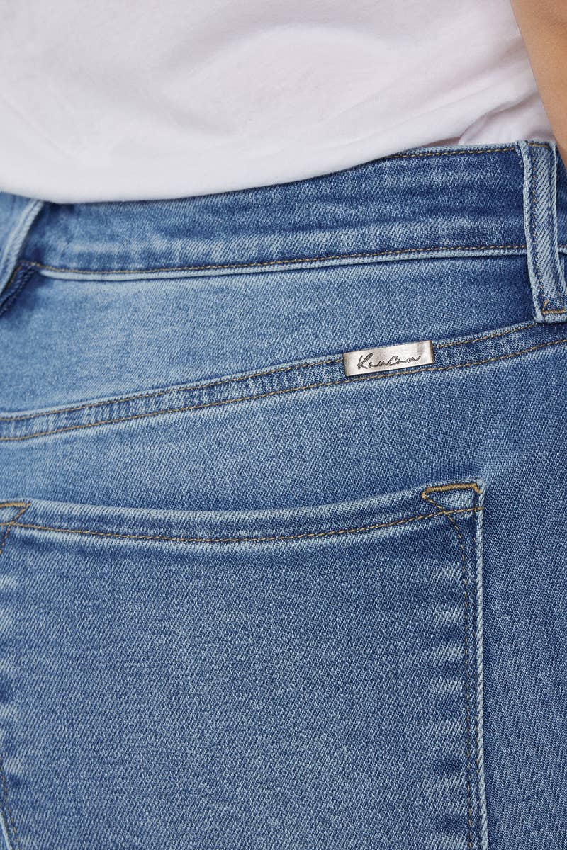 Plus Size High Rise Slim Straight Jeans | Kan Can - Pages & Parcels