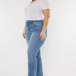 Plus Size High Rise Slim Straight Jeans | Kan Can - Pages & Parcels