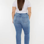 Plus Size High Rise Slim Straight Jeans | Kan Can - Pages & Parcels