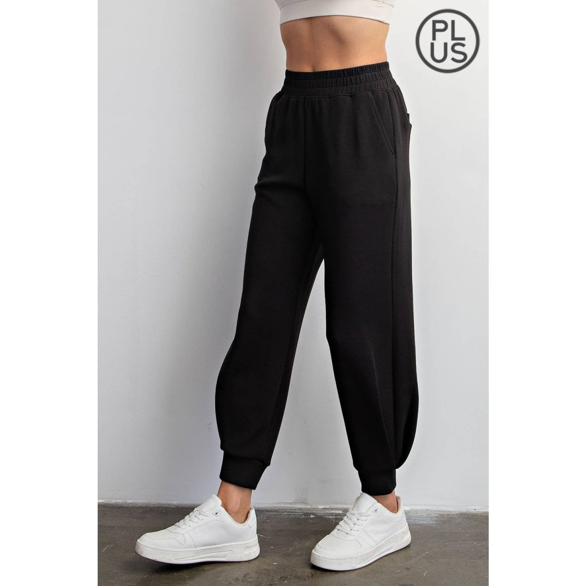 PLUS SIZE MODAL SCUBA FULL LENGTH JOGGER PANT | Rae Mode - Pages & Parcels