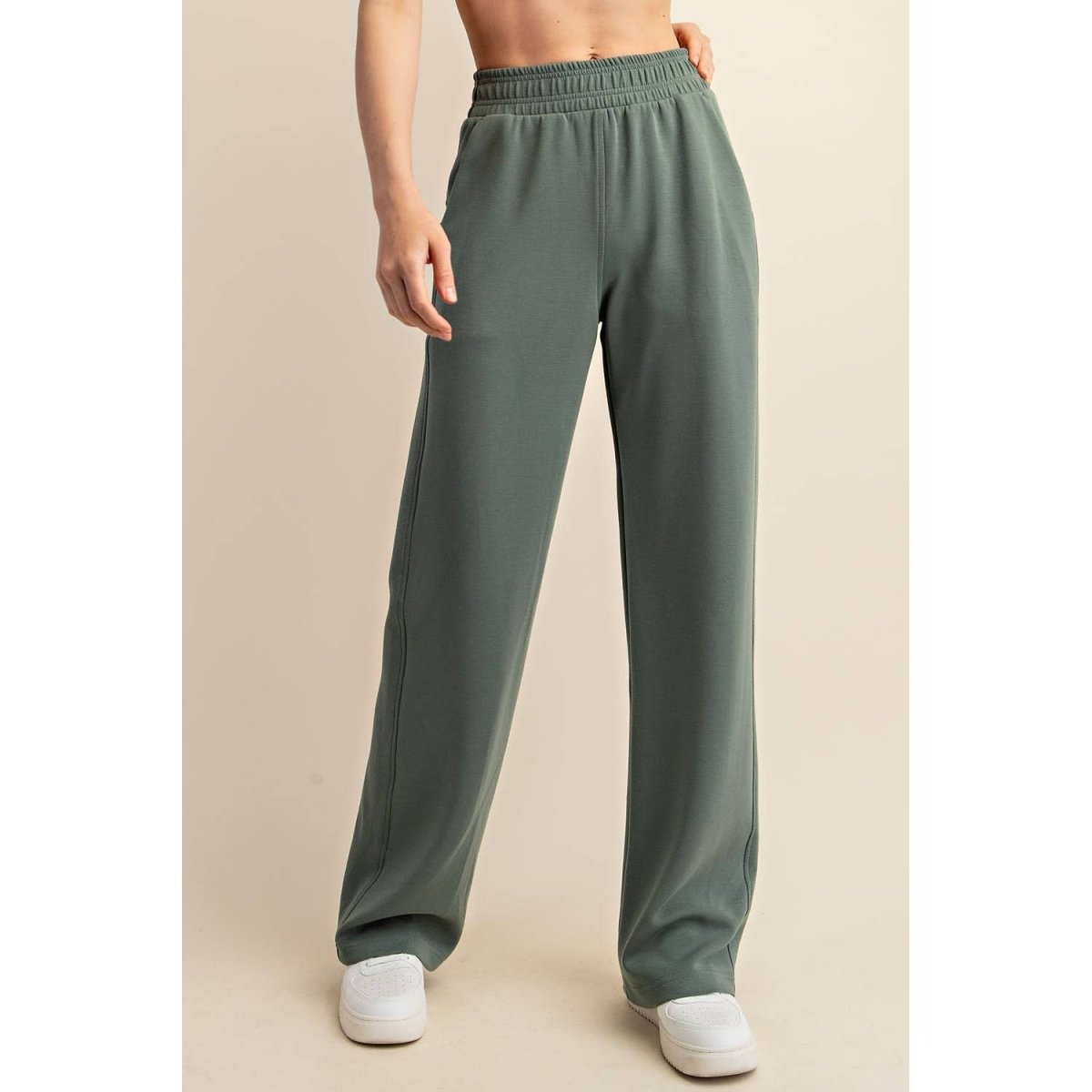 PLUS SIZE MODAL SCUBA STRAIGHT PANT | Rae Mode - Pages & Parcels