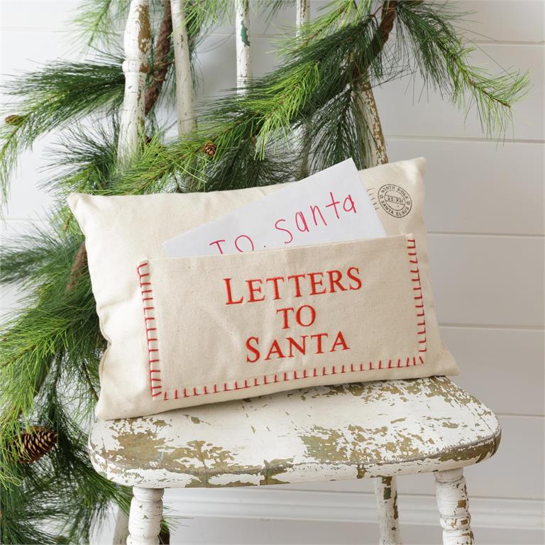 Pocket Pillow - Letters To Santa - Pages & Parcels