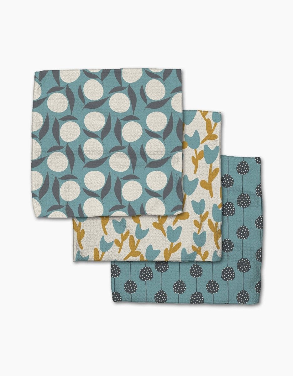 Polka Dot Blooms Dishcloth Set - Pages & Parcels