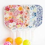 Porcelain Floral Pickleball Paddle - Pages & Parcels