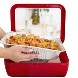 Premium Set - Pan Frame w/ Lid & Hot or Cold Gel Pack - Red - Pages & Parcels