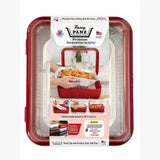 Premium Set - Pan Frame w/ Lid & Hot or Cold Gel Pack - Red - Pages & Parcels