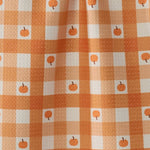 Pumpkin Check Bar Towel - Pages & Parcels