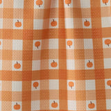 Pumpkin Check Bar Towel - Pages & Parcels