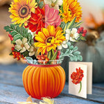 Pumpkin Harvest (8 Pop - up Greeting Cards) - Pages & Parcels