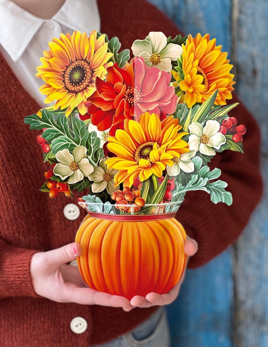 Pumpkin Harvest (8 Pop - up Greeting Cards) - Pages & Parcels
