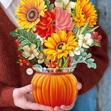 Pumpkin Harvest (8 Pop - up Greeting Cards) - Pages & Parcels