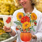 Pumpkin Harvest (8 Pop - up Greeting Cards) - Pages & Parcels