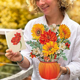 Pumpkin Harvest (8 Pop - up Greeting Cards) - Pages & Parcels