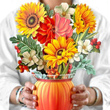 Pumpkin Harvest (8 Pop - up Greeting Cards) - Pages & Parcels