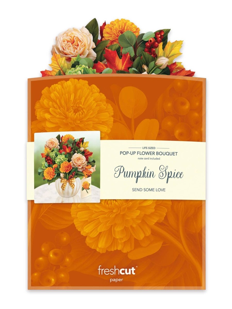 Pumpkin Spice (8 Pop - up Greeting Cards) - Pages & Parcels