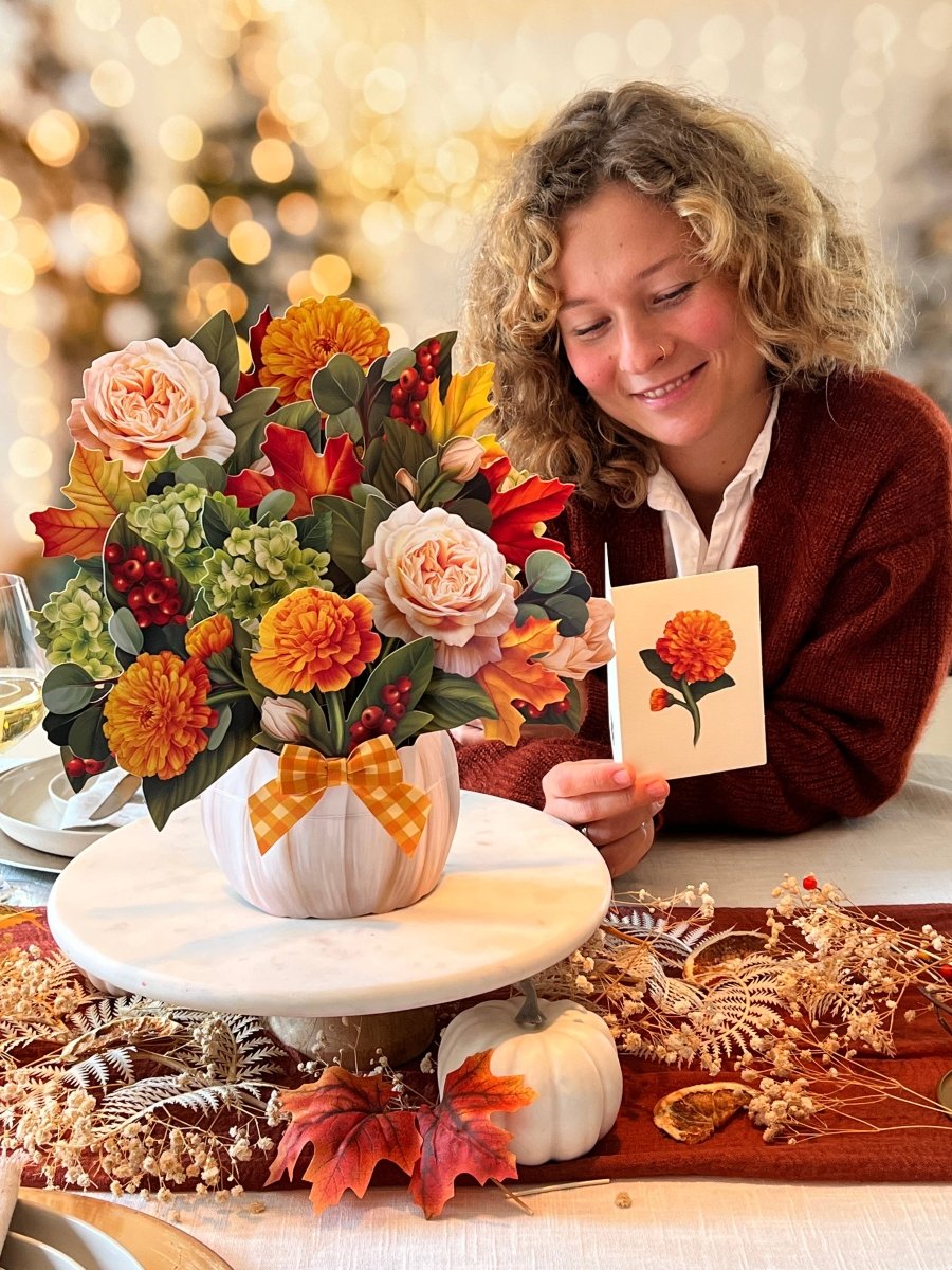 Pumpkin Spice (8 Pop - up Greeting Cards) - Pages & Parcels