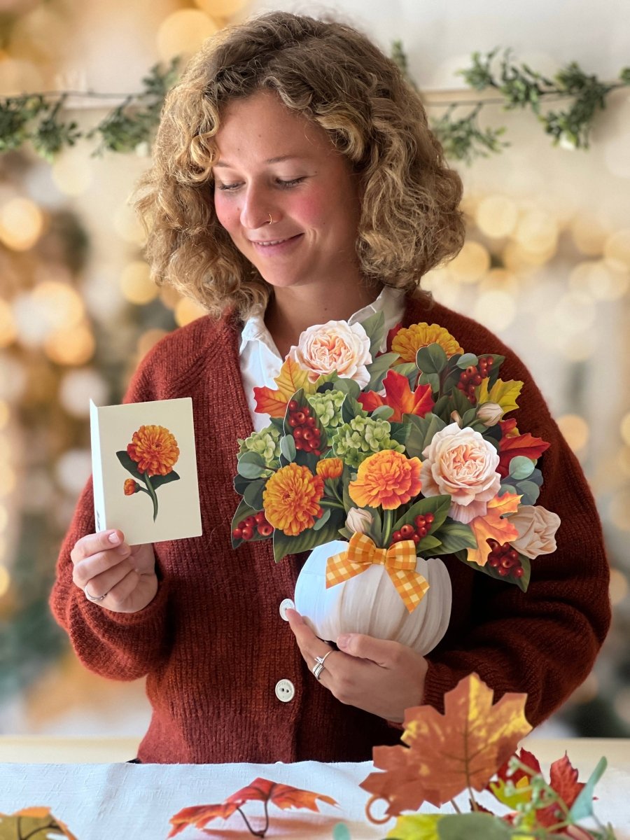 Pumpkin Spice (8 Pop - up Greeting Cards) - Pages & Parcels