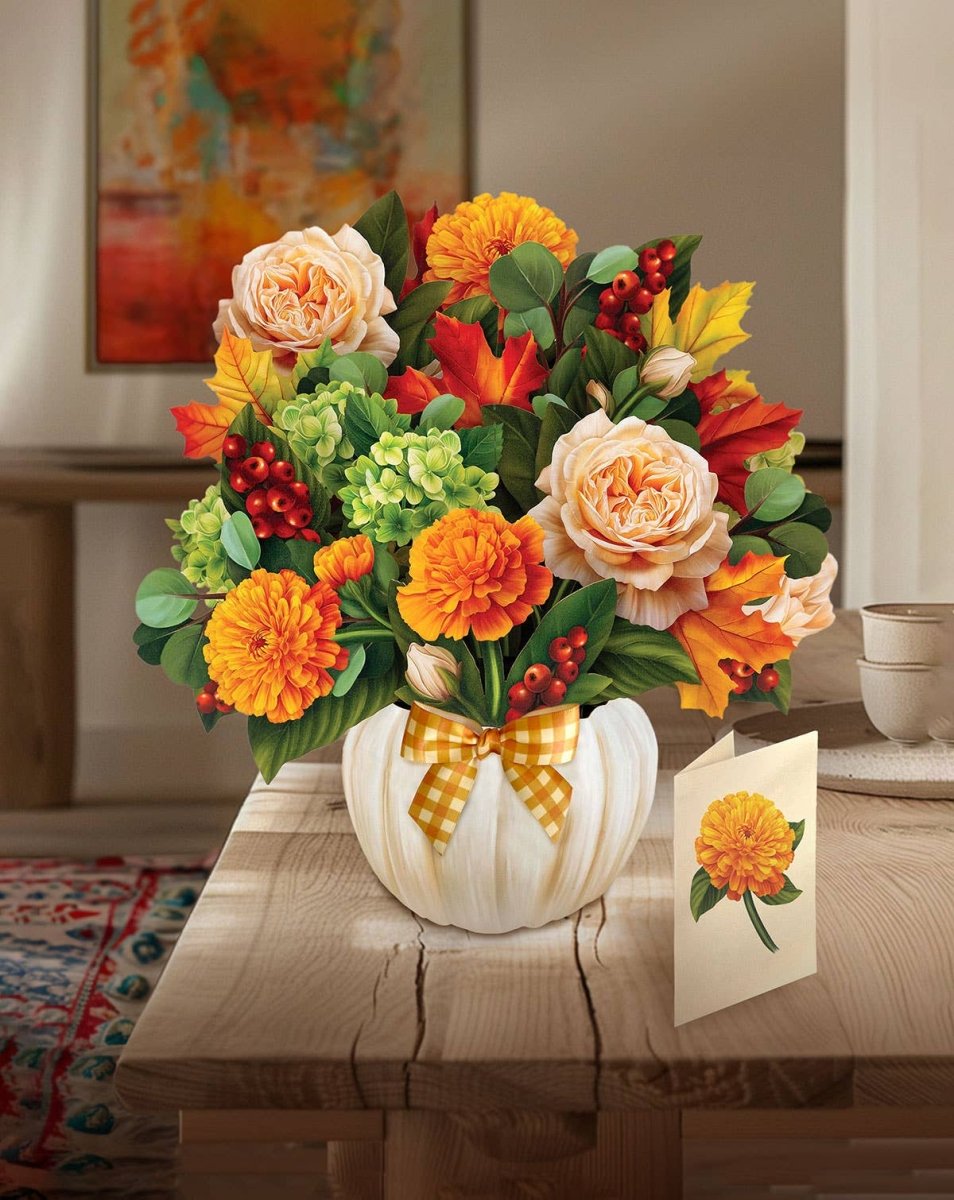 Pumpkin Spice (8 Pop - up Greeting Cards) - Pages & Parcels