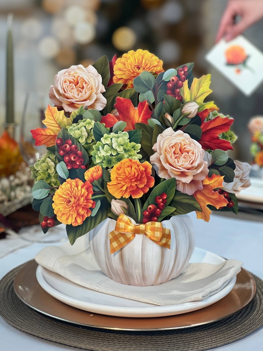 Pumpkin Spice (8 Pop - up Greeting Cards) - Pages & Parcels