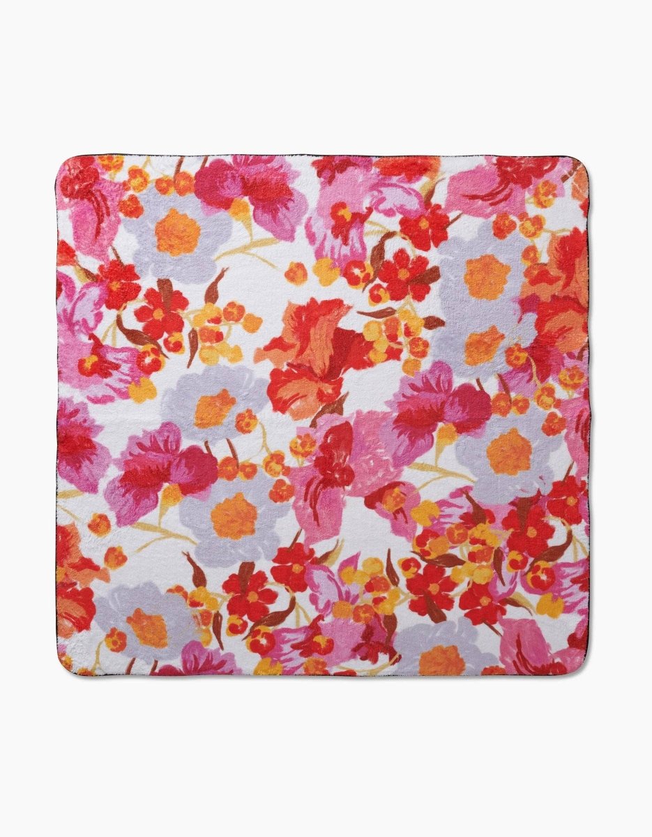 Pup Florals Plush Towel - Pages & Parcels