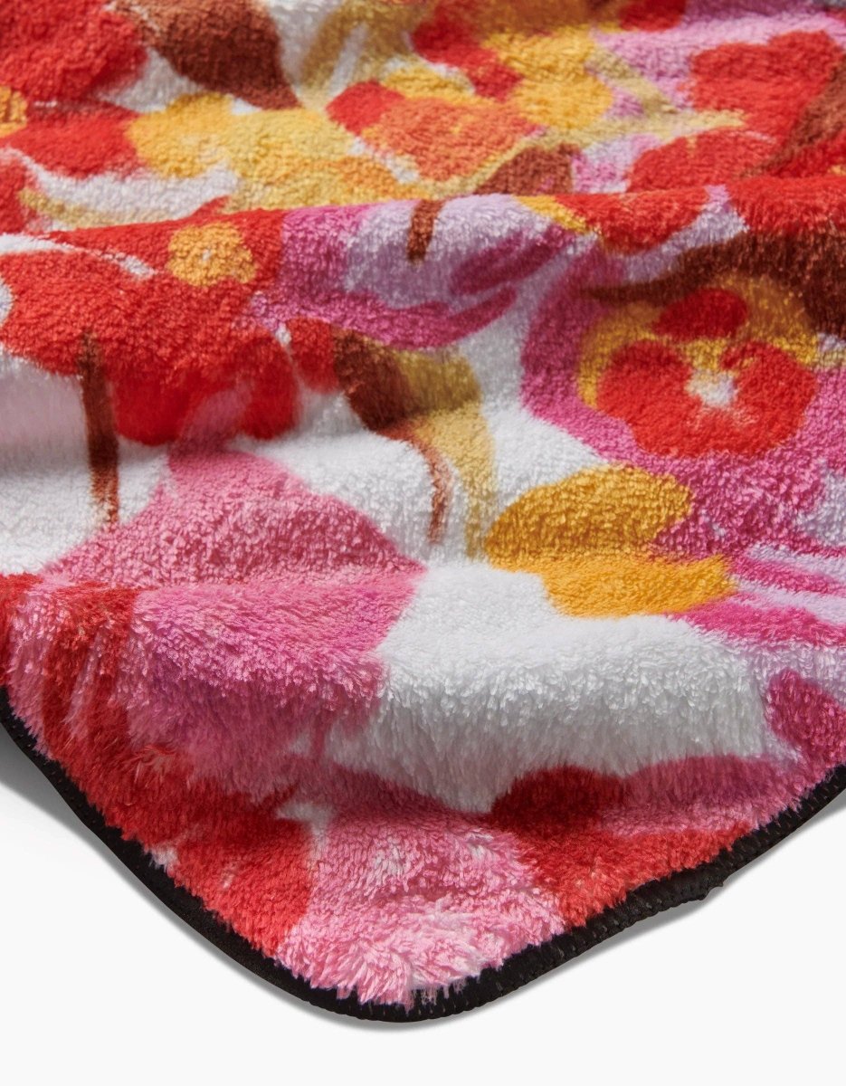 Pup Florals Plush Towel - Pages & Parcels